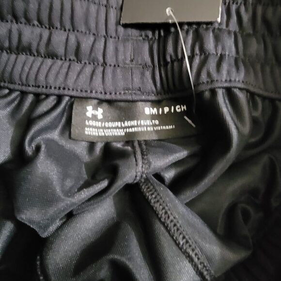 Under Armour UA Project Rock Iron Paradise Black Mesh Shorts Men's Size Small S - Picture 9 of 11